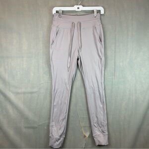 Halara Women's Softlyzero High Waisted Joggers Solid Purple Size Small Pockets